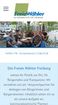 Mobile Screenshot of freie-waehler-freiburg.de